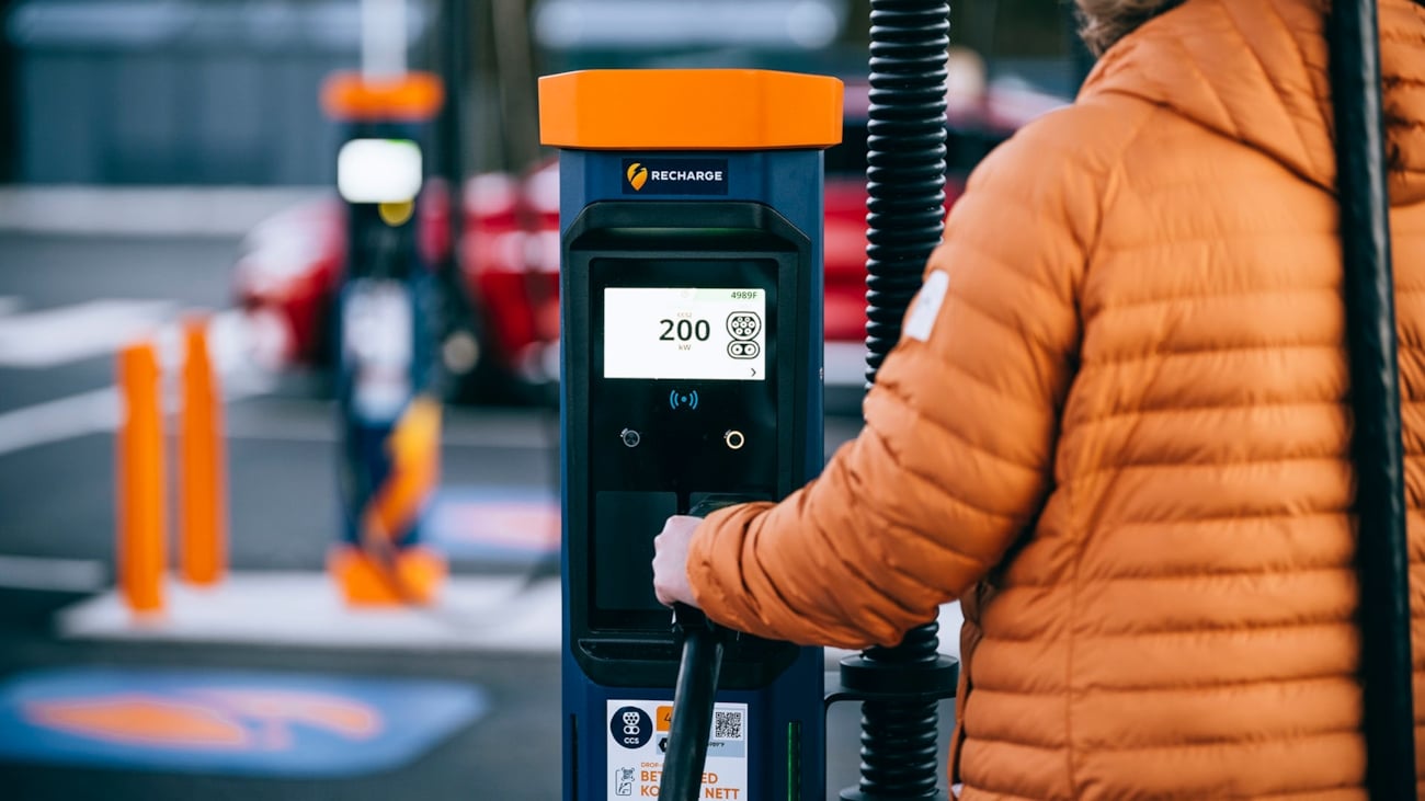 Et hurtigladepunkt for elbiler